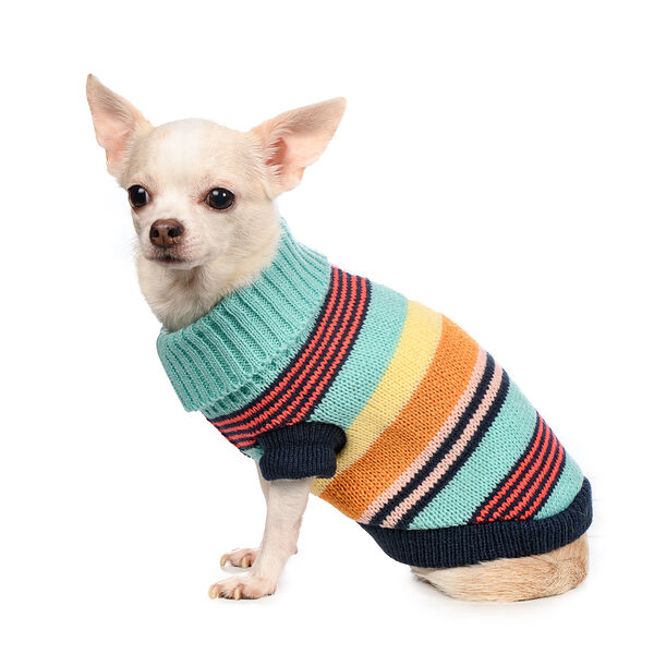 Свитер для собак 20см XS голубой (унисекс)