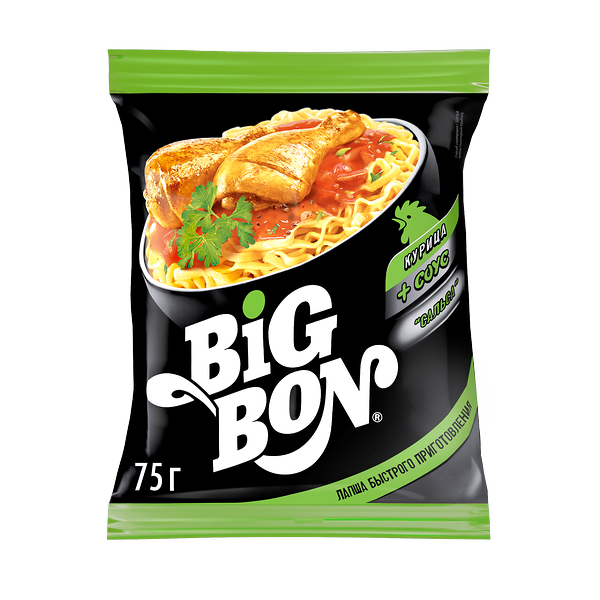Big bon Лапша курица+соус сальса