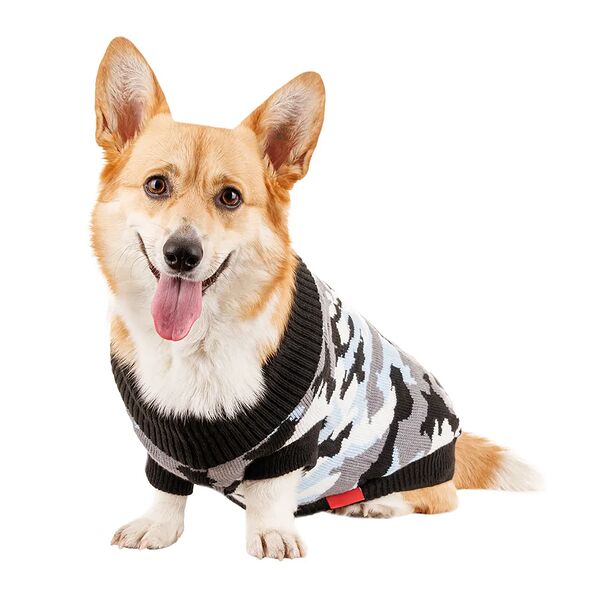 Свитер для собак 45см 2XL серый (унисекс)