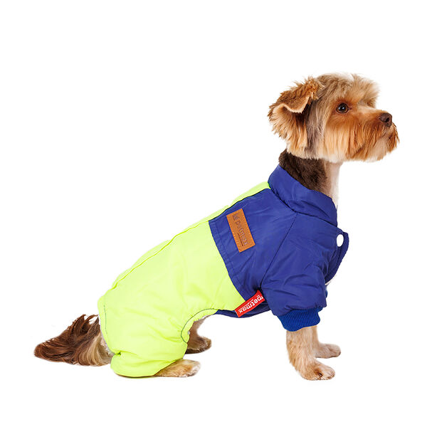 Комбинезон для собак S зеленый (унисекс)