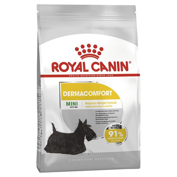 Сухой корм Royal Canin Mini Dermacomfort для собак мелких пород с раздраженной кожей, птица