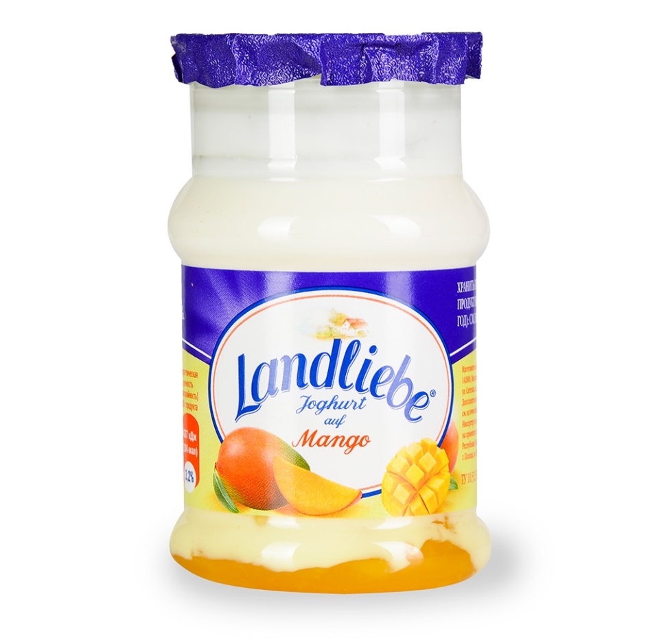 

Йогурт LANDLIEBE с манго 3,2%, без змж, 130г
