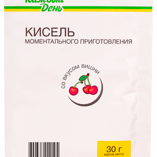 Кисель Каждый день моментального приготовления со вкусом вишни