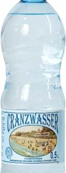 Вода Cranzwasser минеральная лечебно-столовая газированная 0.5л