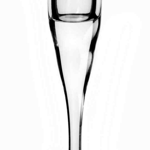 Подсвечник стеклянный Pasabahce Бейзик, 17х8 см, цвет прозрачный