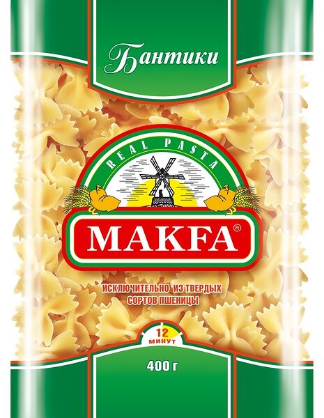 Макароны Makfa бантики