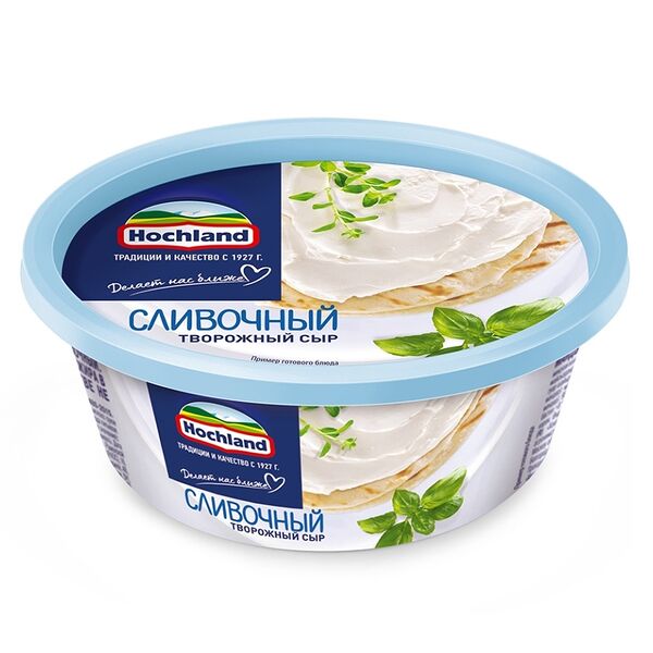 Сыр творожный Hochland сливочный 60% 140 г