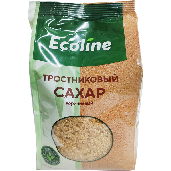 Сахар-сырец тростниковый коричневый DEMERARA фас. вес 0,5 кг.