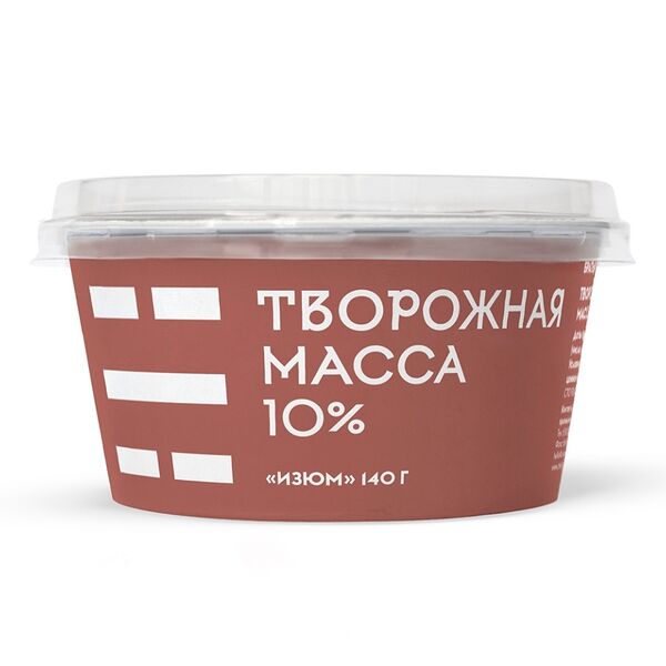 Масса творожная Братья Чебурашкины с изюмом 10% 