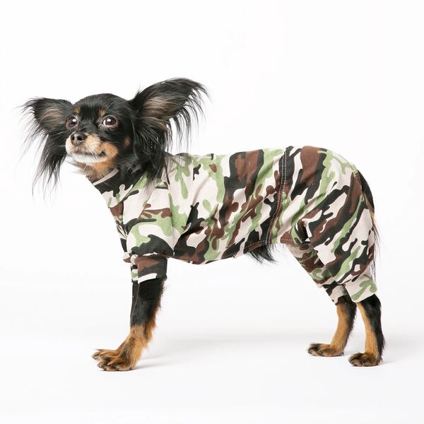 Трикотаж для собак Армейский XS зеленый (унисекс)