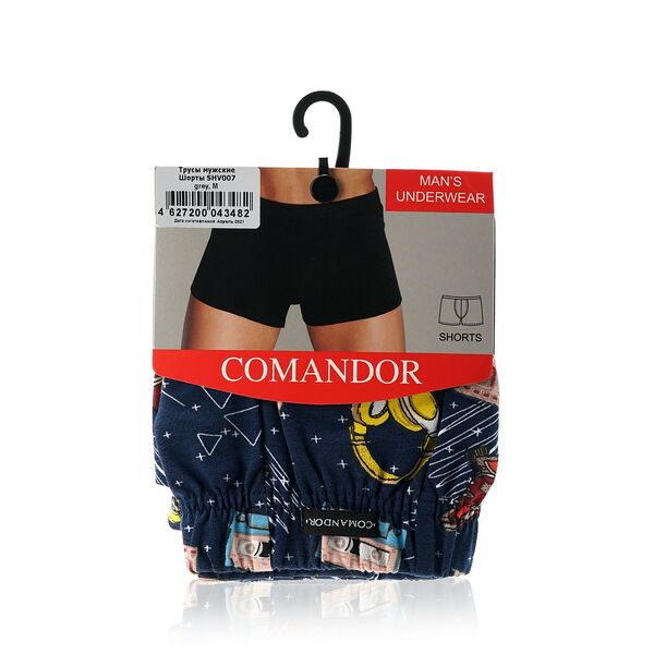 Мужские трусы - боксеры Opium Comandor SHV007 Grey , M