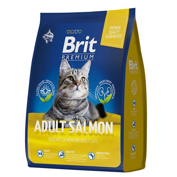 Brit Premium Cat Adult Лосось для кошек 2 кг