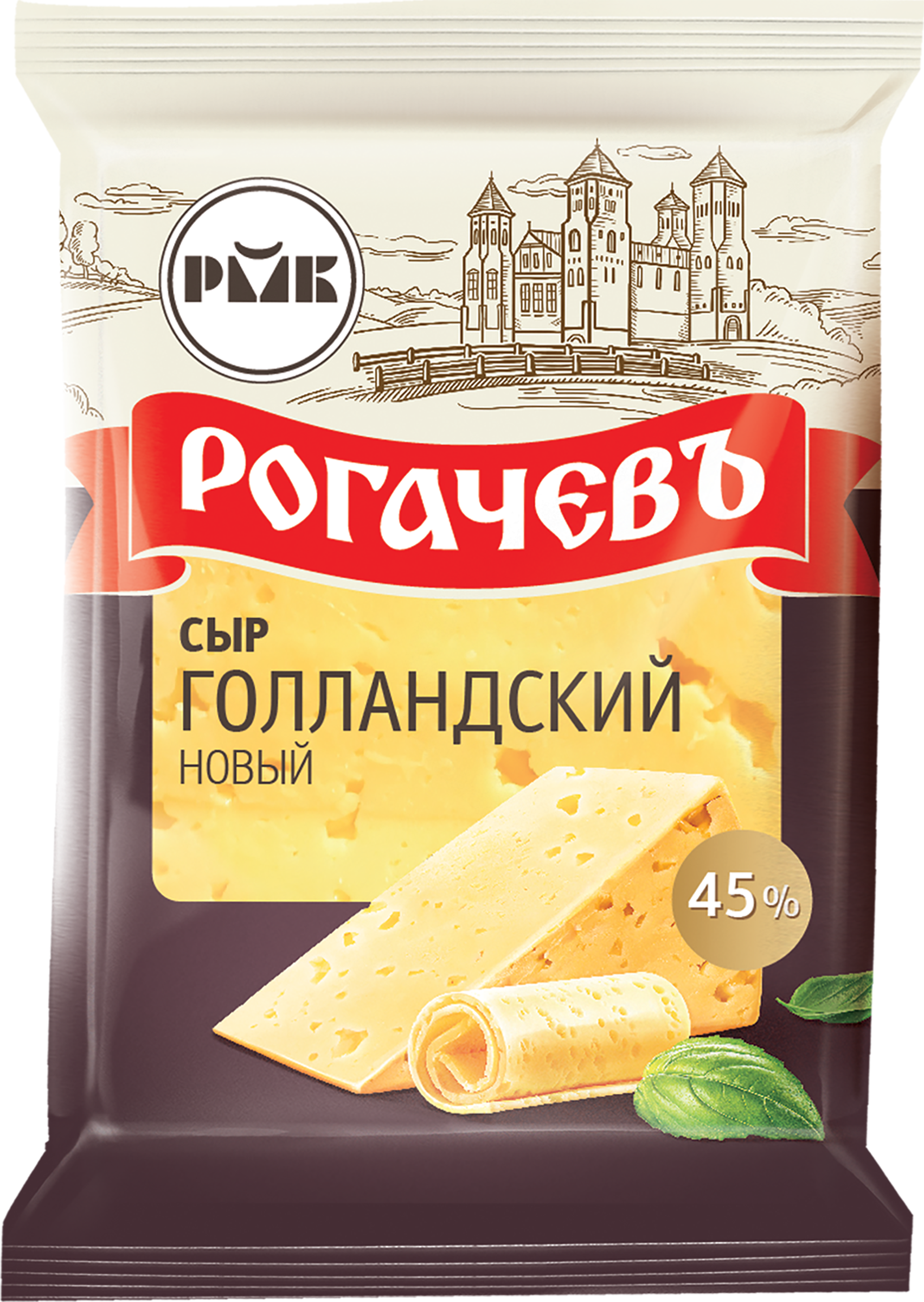 

Сыр Рогачевъ Голландский 45% без змж, 200 г