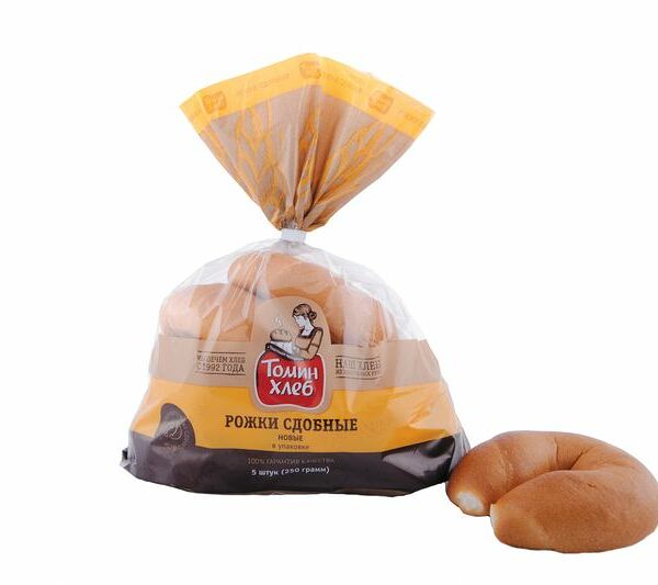Рожки сдобные Томин хлеб новые