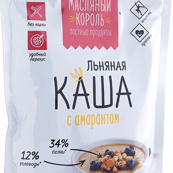 Каша льняная Масляный Король с амарантом