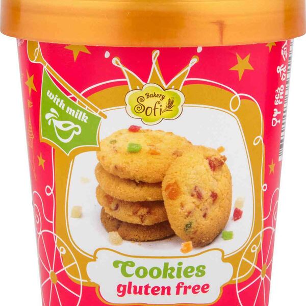 Печенье Пекарня Sofi с цукатами без глютена