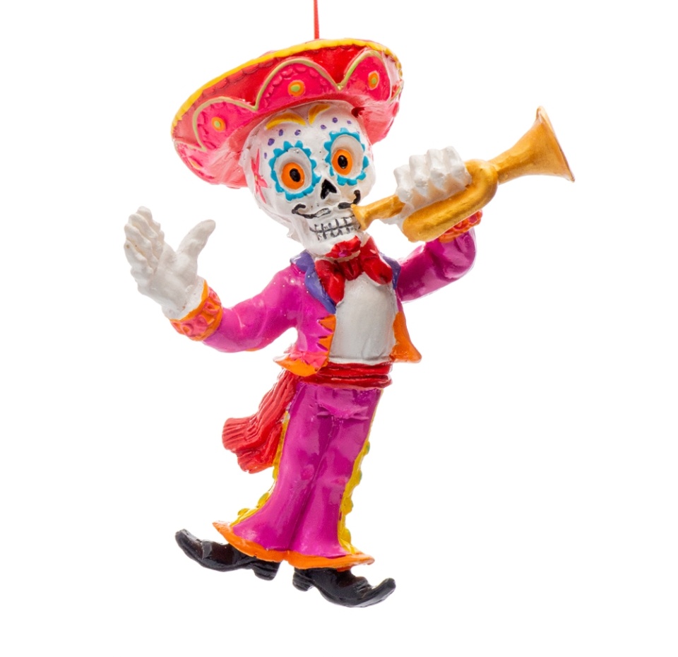 

Музыканты Dia de los Muertos, игрушка для елки, Christmas Inspiration, 2шт в ассортименте, Тайвань