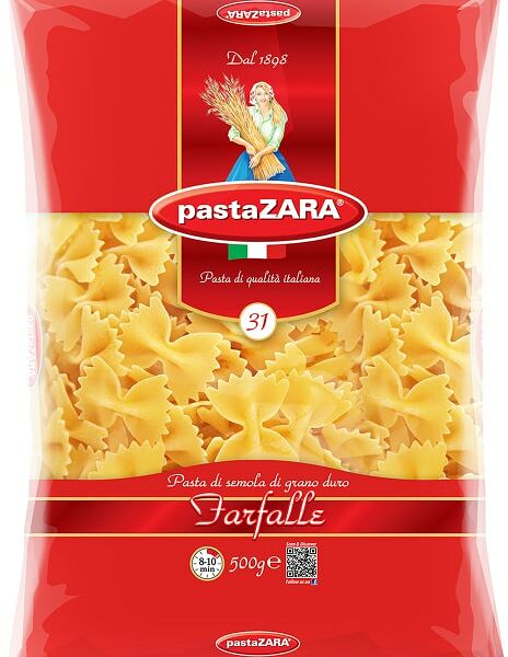 Макароны Pasta ZARA №31 Farfalle 500г