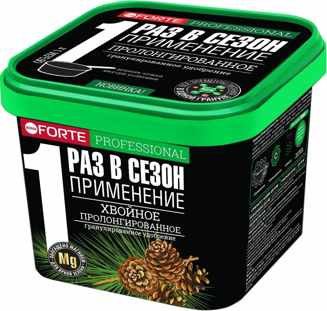 

Удобрение Bona Forte для хвойных растений 1 л