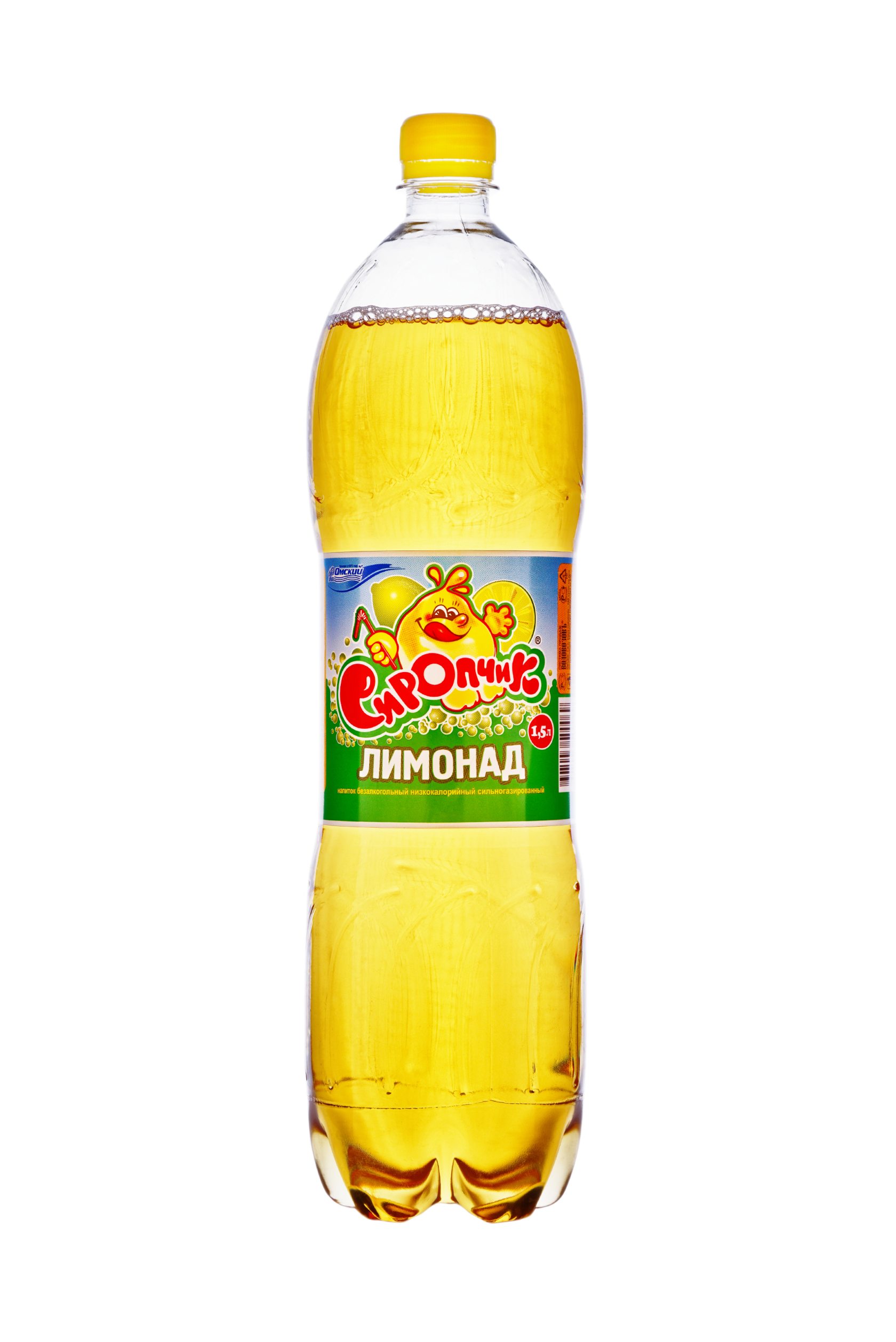 

Лимонад Сиропчик газированный 1.5 л