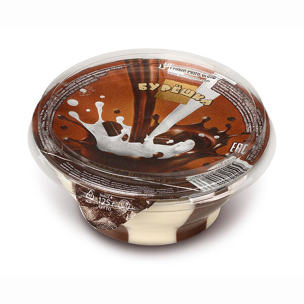 Паста шоколадно молочная Бурешка 125г