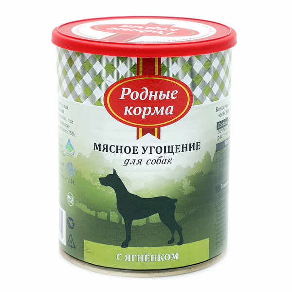 Корм для собак Мясное угощение с ягненком ТМ Родные корма