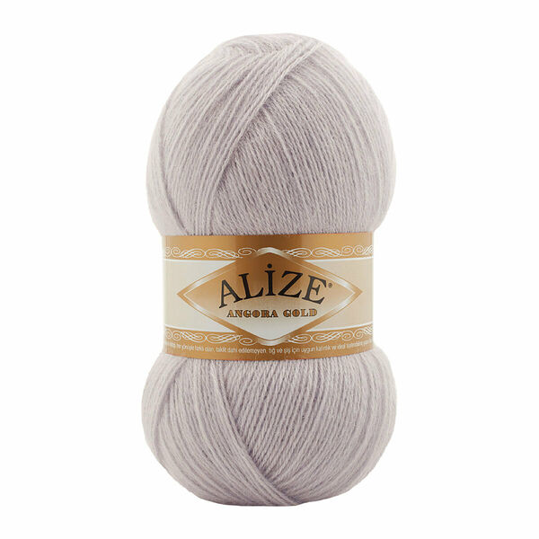 Пряжа ALIZE 'Angora Gold' 100гр. 550м (80%акр, 20%шерсть) ТУ(632 лиловый)