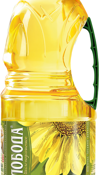 Масло подсолнечное Слобода рафинированное дезодорированное