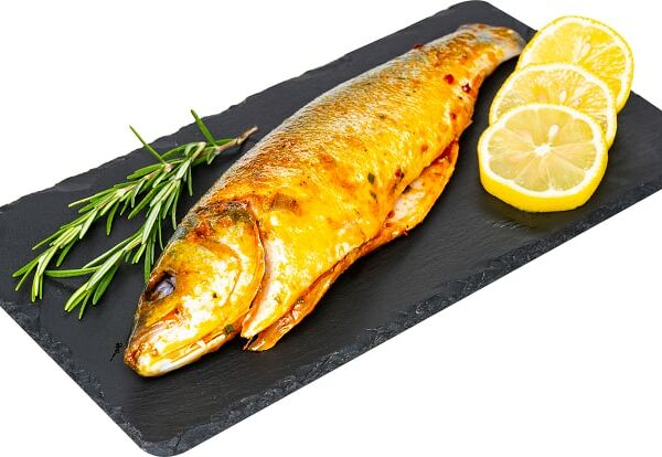 Сибас тушка потрошеная в маринаде 400-600г