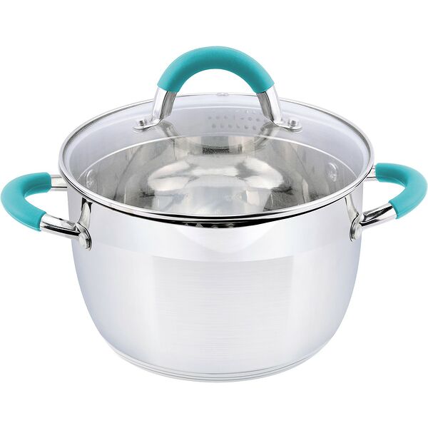 Кастрюля с крышкой Bravo, 3.9 л, нерж. сталь