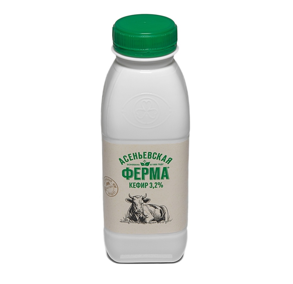 

Кефир АСЕНЬЕВСКАЯ ФЕРМА 3,2% без змж 330 г