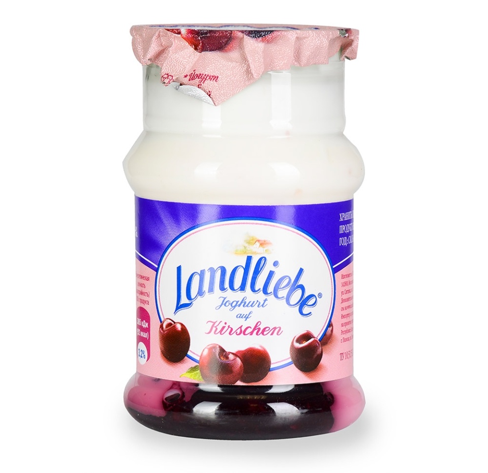 

Йогурт Landliebe вишня, 3.2% 130 г