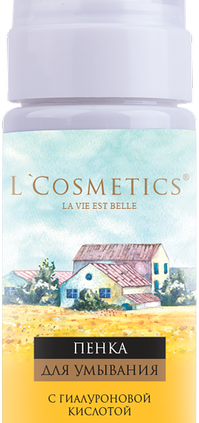Пенка для умывания L'Cosmetics увлажняющая с гиалуроновой кислотой 160 мл