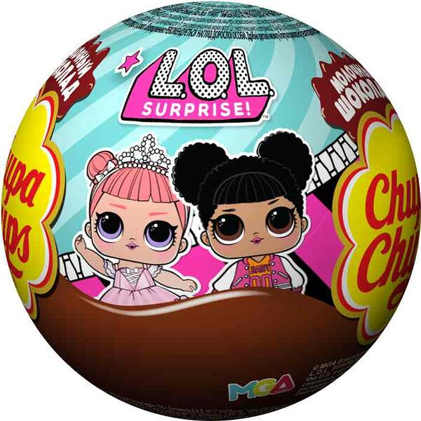 Шоколадный шар Chupa Chups LOL Surprise! с сюрпризом, в ассортименте