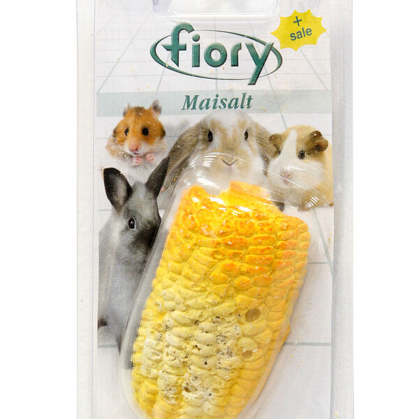 Био-камень Fiory Maisalt с солью для грызунов в форме кукурузы (90 г.)