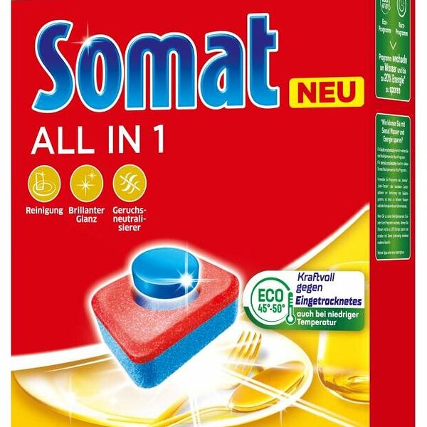 Таблетки для посудомоечной машины Somat All in 1