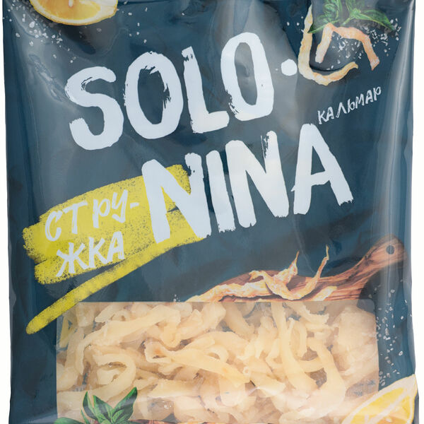 Кальмар Solo-nina стружка сушено-вяленый