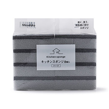 Губки кухонные жёсткие, Mitsufuku, 8 шт., Китай