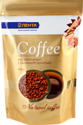 Кофе растворимый ЛЕНТА сублимированный