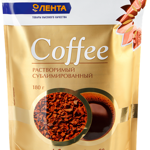 Кофе растворимый ЛЕНТА сублимированный