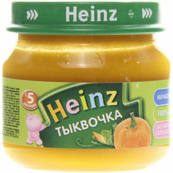 Пюре Heinz тыквочка с 5 месяцев, 80г