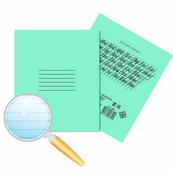 Тетрадь школьная 24л линейка