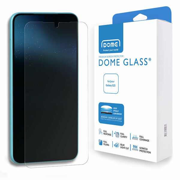 Защитное стекло Whitestone Dome Glass для Galaxy S23 прозрачный