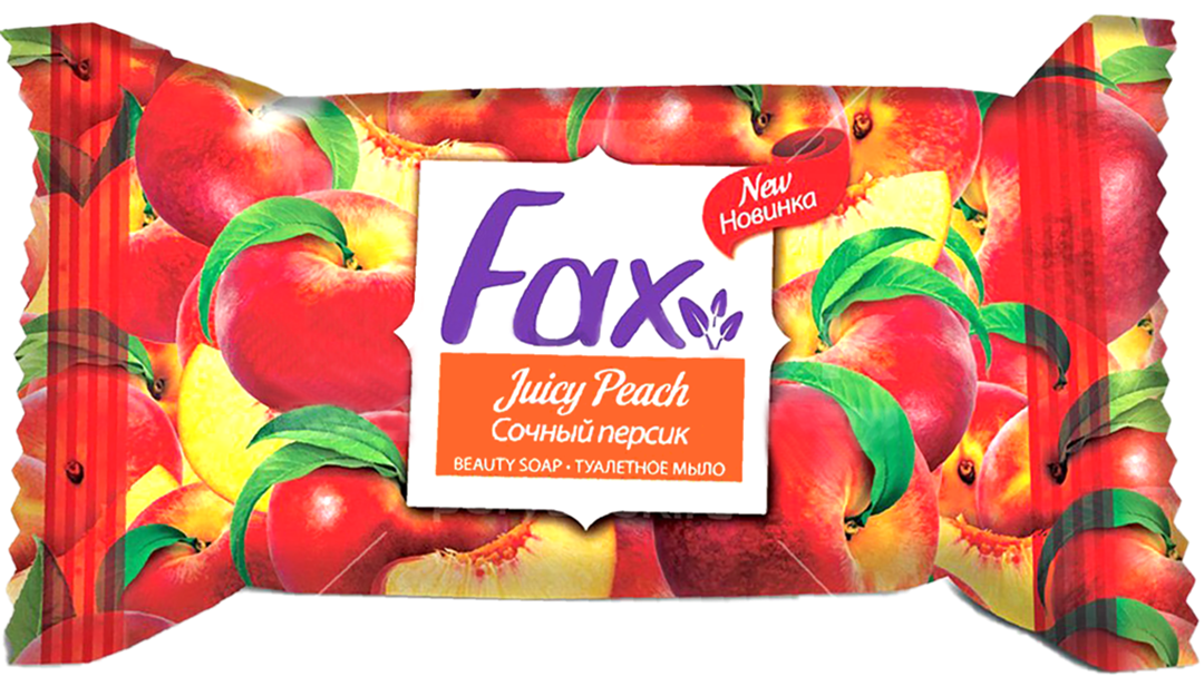 

Мыло туалетное Сочный персик ТМ Fax (Факс)