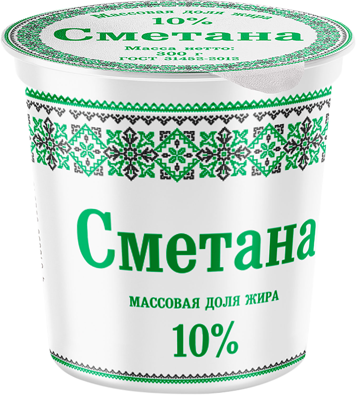

Сметана Славянские кружева 10%