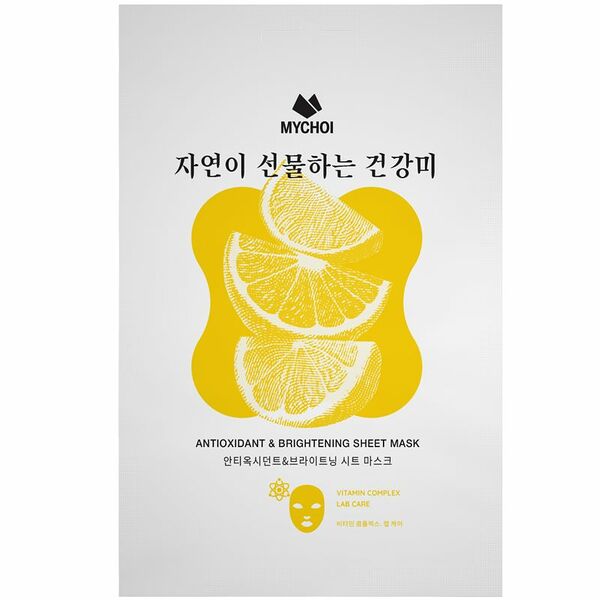 Маска для лица Mychoi антиоксидантная c витаминным комплексом, 25мл