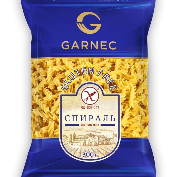 Макаронные изделия Спираль Garnec без глютена