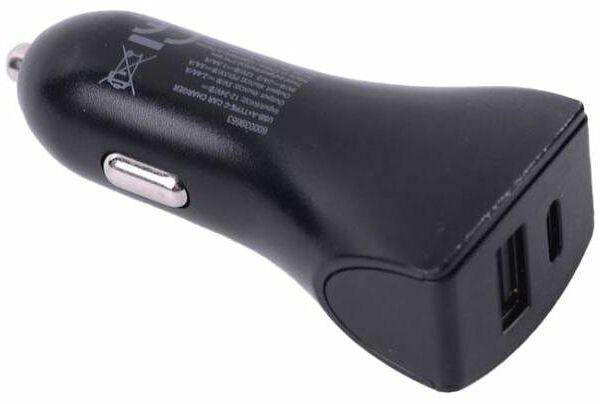 Устройство зарядное автомобильное Qilive 1 USB-A/1 USB-C PD18W + 5V2.4A черный