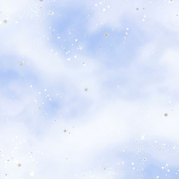 Обои WALLSECRET Milky Way, горячее тиснение на флизелиновой основе, голубой, 1,06х10 м