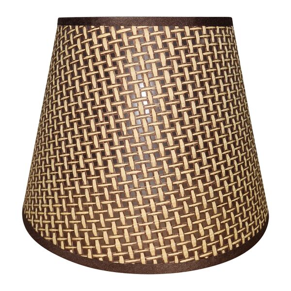 Абажур СИМВОЛ СВЕТА, E27, 250х160х190 мм, коричневый